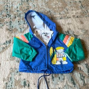 Colorful Kids Raincoat with Hood